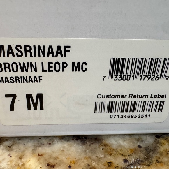 Style & Co. Leopard faux suede ankle boots Excellent UNUSED condition!! 7M - Picture 16 of 16